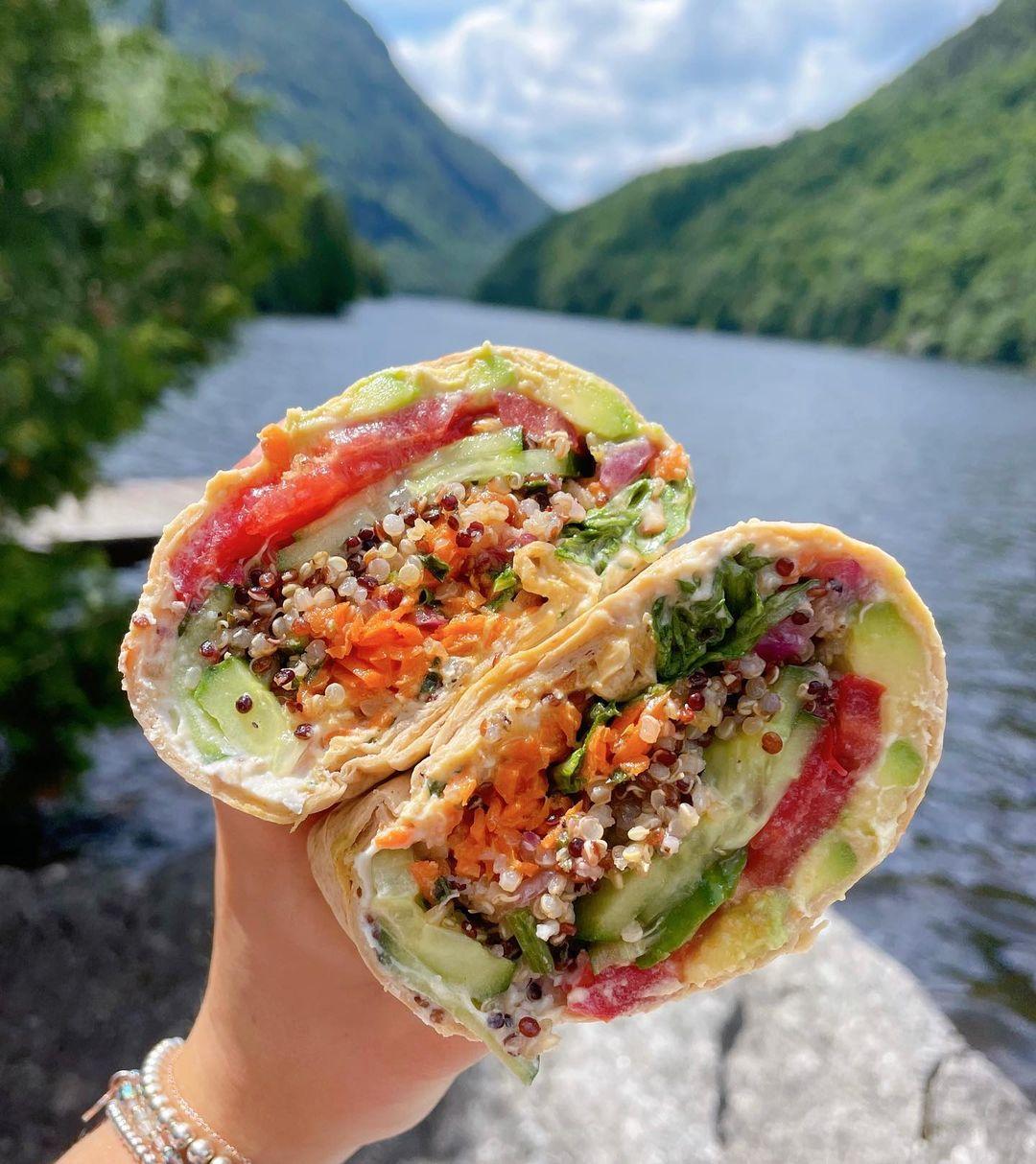 Low Carb Veggie Wrap