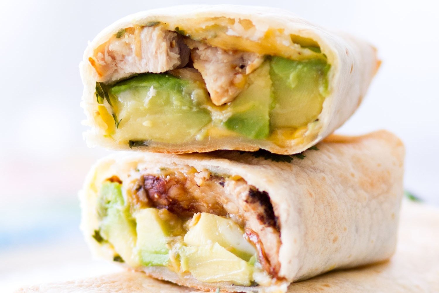 Baked Avocado Chicken Burritos - Mission Foods
