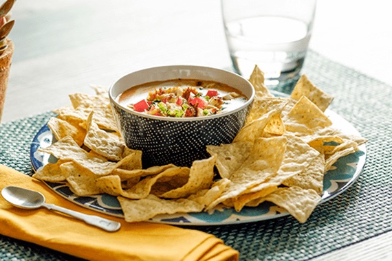 Chicken Fajita Queso Dip - Mission Foods