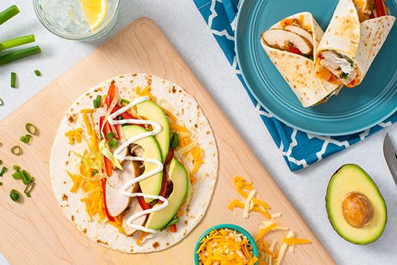 Air Fryer Chicken Fajita Wraps - Mission Foods