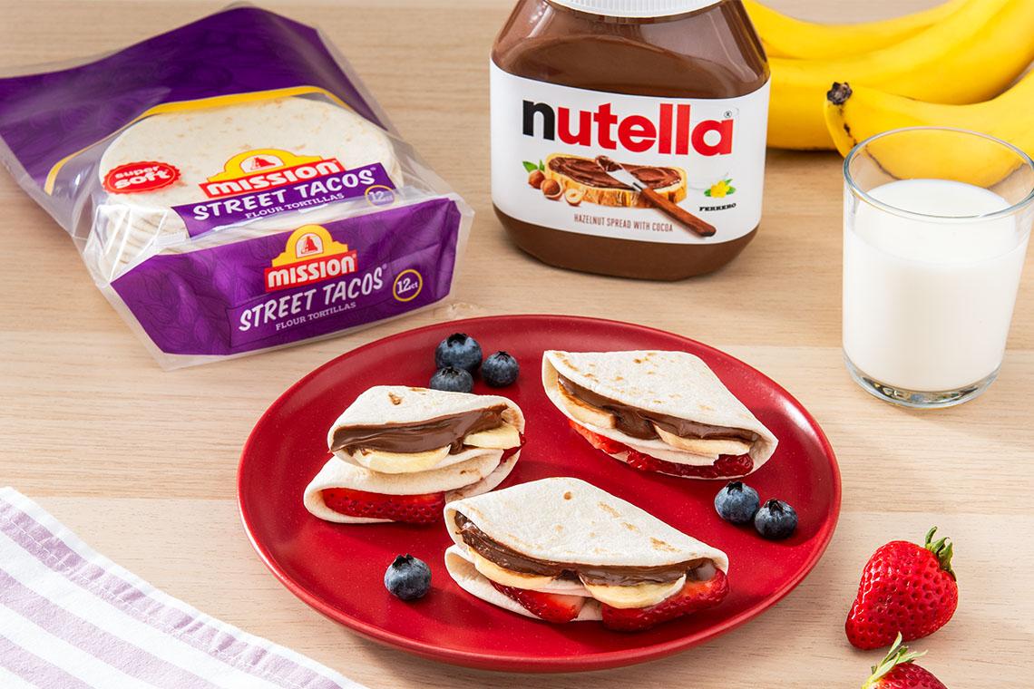 Mini Nutella Quesadillas - Mission Foods