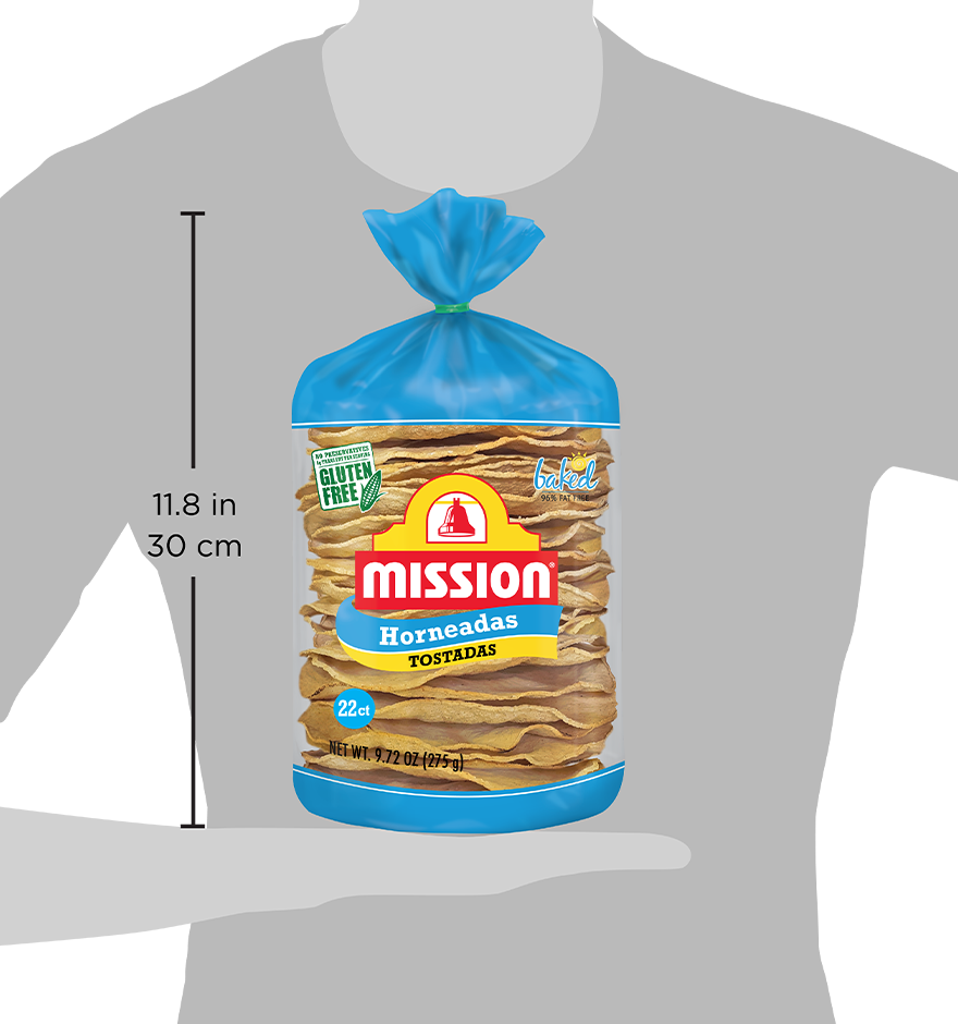 Baked Tostadas package size