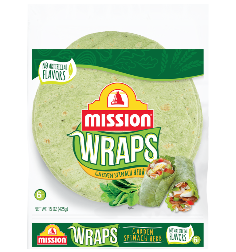 Garden Spinach Wraps Mission Foods