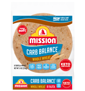 Carb Balance Fajita Whole Wheat Tortillas