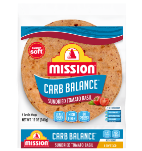 Carb Balance Sundried Tomato Basil Wraps