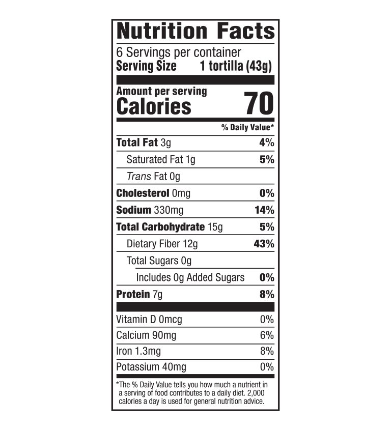 Protein Garlic Herb Tortillas Mission Foods