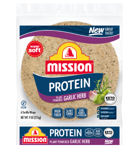 Protein Garlic Herb Tortillas