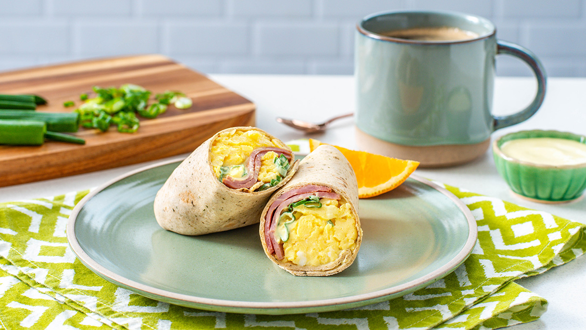 photo of Eggs Benedict Breakfast Wrap