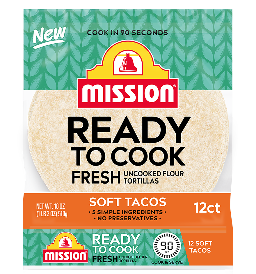 Ready to Cook Tortillas front packaging