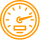 a speedometer icon