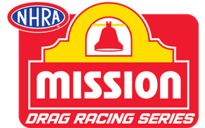 the NHRA Mission Drag Racing Series logo